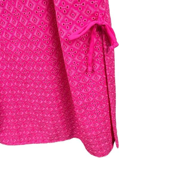 Lilly Pulitzer Fluorescent Neon Pink Aisha Romper Size 10 NWT Shorts Under Dress - Picture 6 of 16
